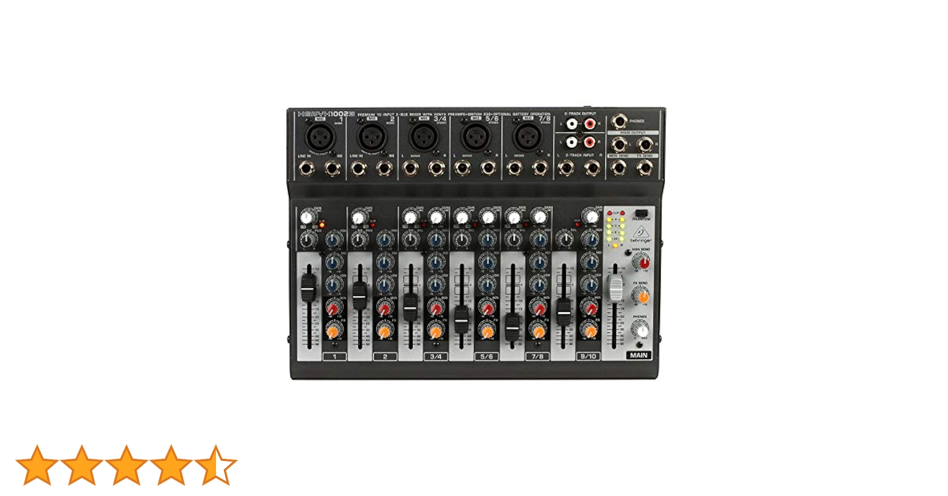 BEHRINGER ベリンガー XENYX 1002B アナログミキサー Amazon.com: Behringer XENYX 1002B Premium 10-Input 2-Bus